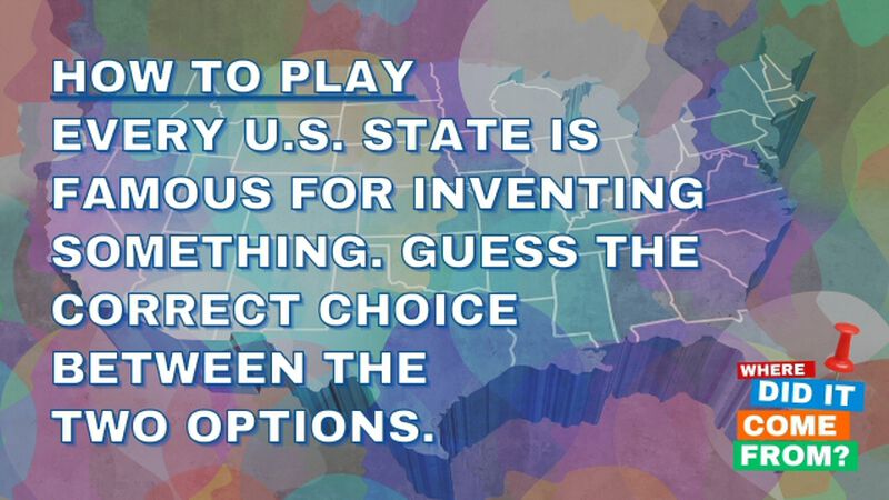 Where Did It Come From? (Food Edition)